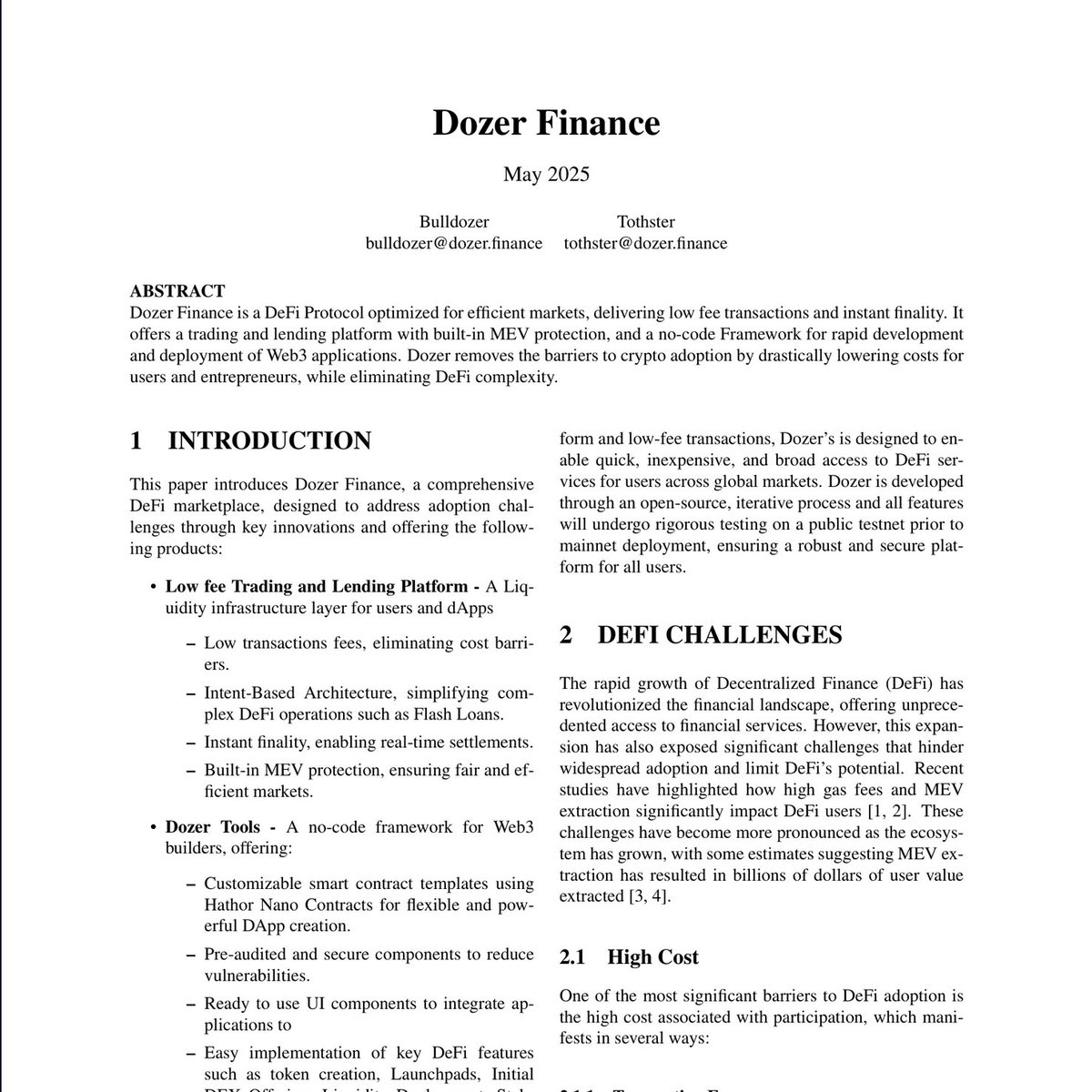 Dozer.finance tweet media