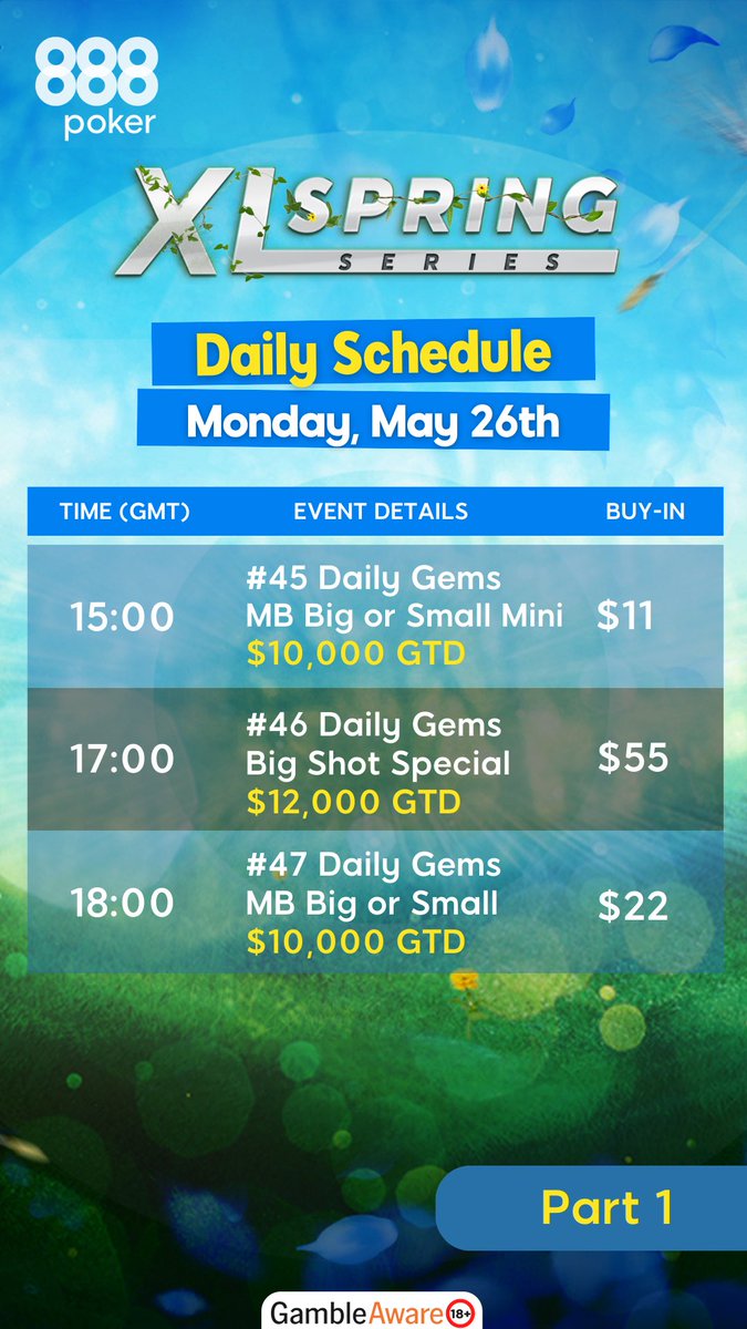 HUGE day on <a href="/888poker/">888poker</a> today! Who’s in day 2 of the XL Series Main Event?!