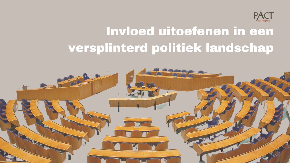 Als het politiek landschap versplintert, wordt positie kiezen lastiger.

Wie wil bewegen in Den Haag, moet weten: met wie praat je, wanneer en waarom?

#Politiek2025 #PublicAffairs #Versnippering #Beleidsbeïnvloeding #PACTPublicAffairs