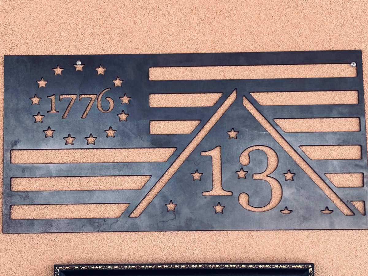 I bought this in an Auction several years ago up in Marysvale Utah on a Paiute trail ride. Made by a disabled Marine to honor the 13 Marines killed in Afghanistan. He only made 13 and this is the first one he made. I am deeply honored. 🇺🇸🇺🇸🇺🇸🇺🇸🇺🇸🇺🇸🇺🇸
