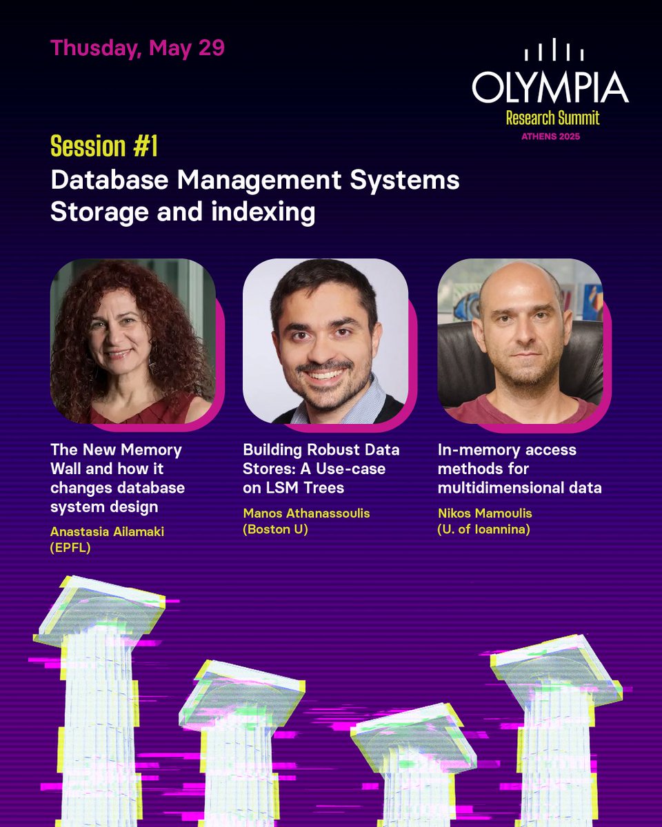 athenaRICinfo's tweet image. Day 1 of Olympia Research Summit kicks off with deep dives into next-gen databases, secure data infrastructures & AI innovation stories - where research meets real-world impact.
➡️ Meet the speakers: olympiasummit.athenarc.gr
#AI #BigData #MachineLearning #DataScience