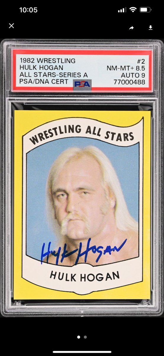 Uncle Danny (@danny313131) on Twitter photo High grade Hulk Hogan Wrestling Memorabilia might actually be undervalued currently. Once this auction ends, I could see an influx of collectors from other sectors jumping in 😎 <a href="/CollectingByJoe/">Joe Orlando</a> <a href="/JeremyCom/">Jeremy Padawer</a> <a href="/woooo_double_up/">Woooo_Double_Up_Woooo_Woooo</a> <a href="/CardPurchaser/">Card Purchaser</a> <a href="/PSAcard/">PSAcard</a> <a href="/garyvee/">Gary Vaynerchuk</a> <a href="/LasVegasSlabs/">LasVegasSlabs</a> High grade Hulk Hogan Wrestling Memorabilia might actually be undervalued currently. Once this auction ends, I could see an influx of collectors from other sectors jumping in 😎 <a href="/CollectingByJoe/">Joe Orlando</a> <a href="/JeremyCom/">Jeremy Padawer</a> <a href="/woooo_double_up/">Woooo_Double_Up_Woooo_Woooo</a> <a href="/CardPurchaser/">Card Purchaser</a> <a href="/PSAcard/">PSAcard</a> <a href="/garyvee/">Gary Vaynerchuk</a> <a href="/LasVegasSlabs/">LasVegasSlabs</a>