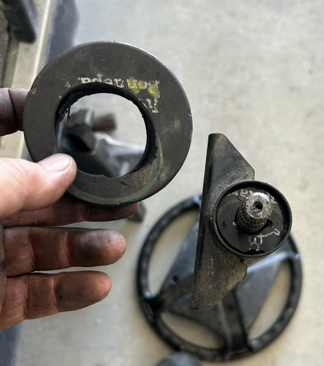 Adapt and overcome !
Repurpose a hockey puck 🏒 to make a steering column bushing 😁 for one of our carts

Have a great week folks and be good to one another 🍻