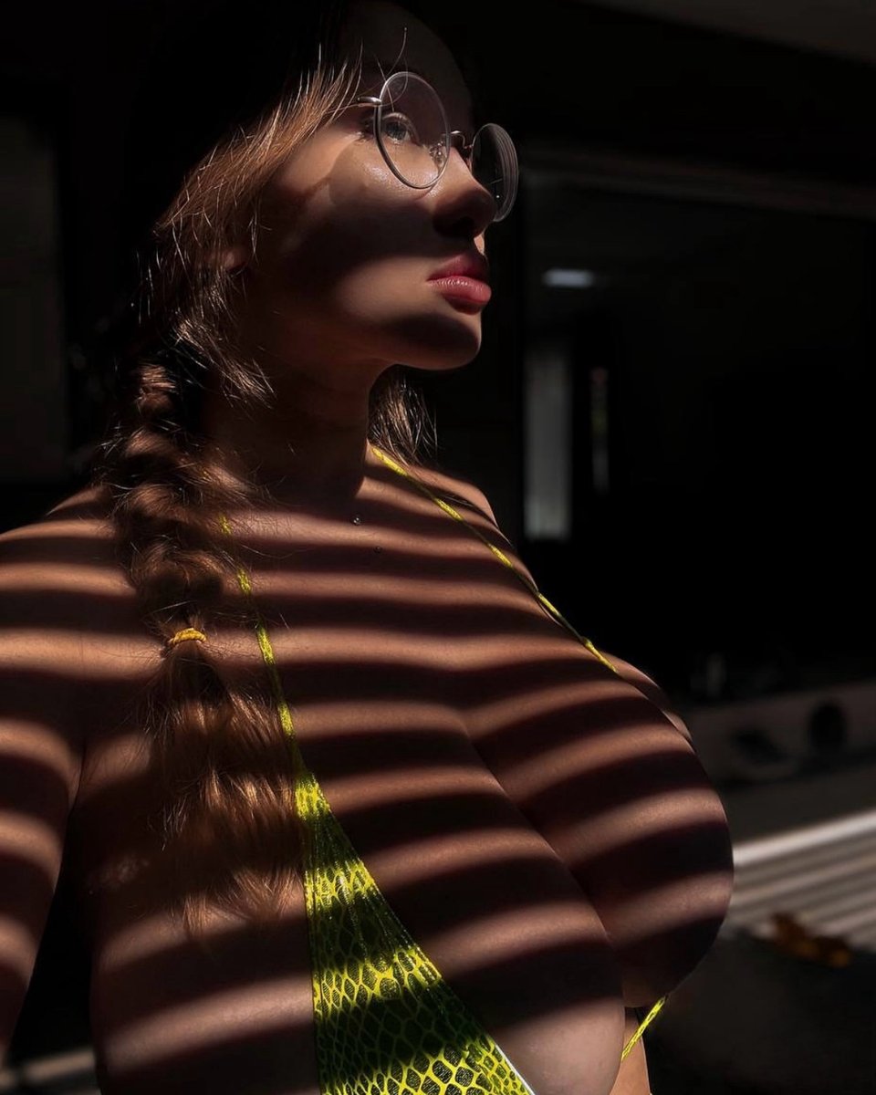 Striped by sunlight, but trust me—there’s no shadow deep enough to hide what I’m thinking.
Look closer… I dare you
🔗 cheryl-blossom.net/x