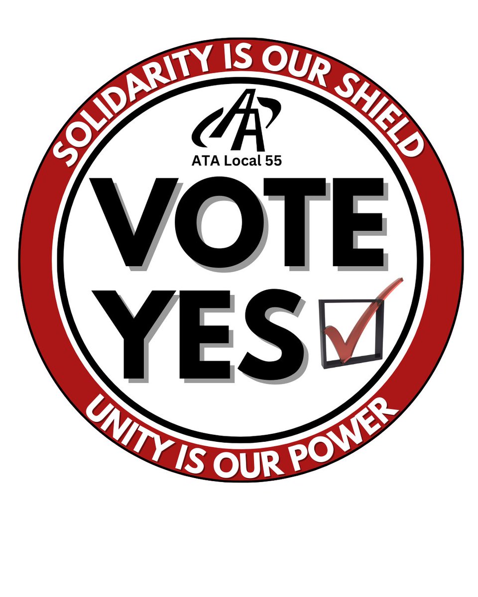 Calgary Catholic Teachers ATA Local 55 (@atalocal55) on Twitter photo Today is the last day to cast your ballot for the strike authorization vote!
Didn’t receive your ballot, or having trouble voting? Email votesupport@ata.ab.ca or call 1-888-796-1368 for help from ATA staff. Today is the last day to cast your ballot for the strike authorization vote!
Didn’t receive your ballot, or having trouble voting? Email votesupport@ata.ab.ca or call 1-888-796-1368 for help from ATA staff.