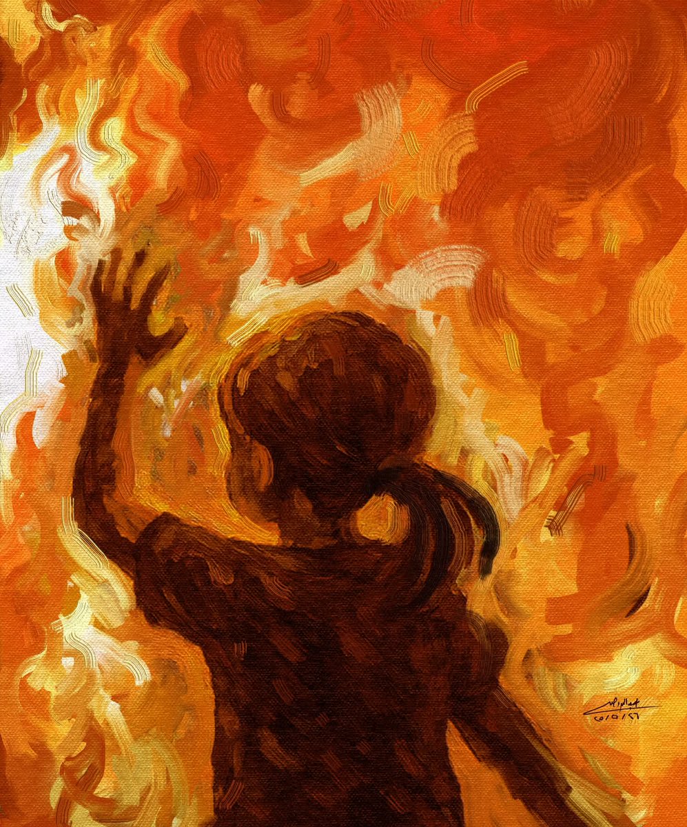 Burning children alive is what Israel does, it says, in self defense. Defense from children? When will the world do something to protect Palestinians from this terrorist state?
Support aid via <a href="/RadioWatermelon/">Radio Watermelon</a>
Artist Abdullah Wgih 
#Israel_Enemy_of_Humanity