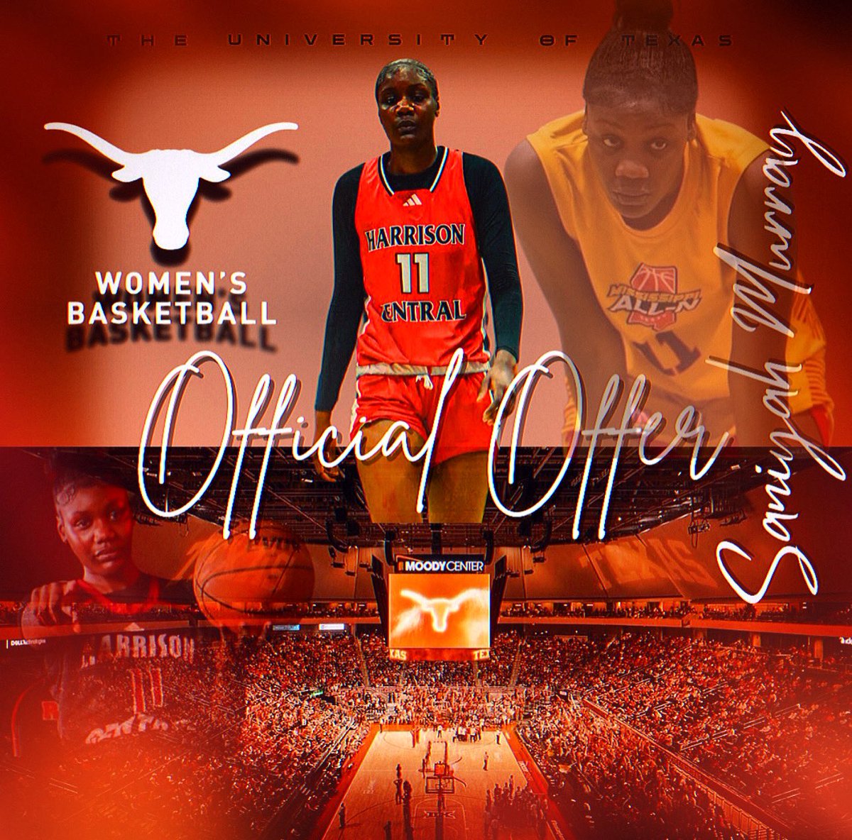 MississippiALLN (@mississippialln) on Twitter photo Huge congratulations to SANIYAH MURRAY on receiving an offer from The University of Texas — a prestigious NCAA Division I college located in Austin, Texas! 🌟🏀
Happy Birthday Saniyah, God’s timing speaks for itself!
🧡 Gratitude Towards : <a href="/TexasWBB/">Texas Women's Basketball</a> <a href="/CoachVic_UT/">Vic Schaefer</a> <a href="/Lovato22/">Elena Lovato</a> Huge congratulations to SANIYAH MURRAY on receiving an offer from The University of Texas — a prestigious NCAA Division I college located in Austin, Texas! 🌟🏀
Happy Birthday Saniyah, God’s timing speaks for itself!
🧡 Gratitude Towards : <a href="/TexasWBB/">Texas Women's Basketball</a> <a href="/CoachVic_UT/">Vic Schaefer</a> <a href="/Lovato22/">Elena Lovato</a>