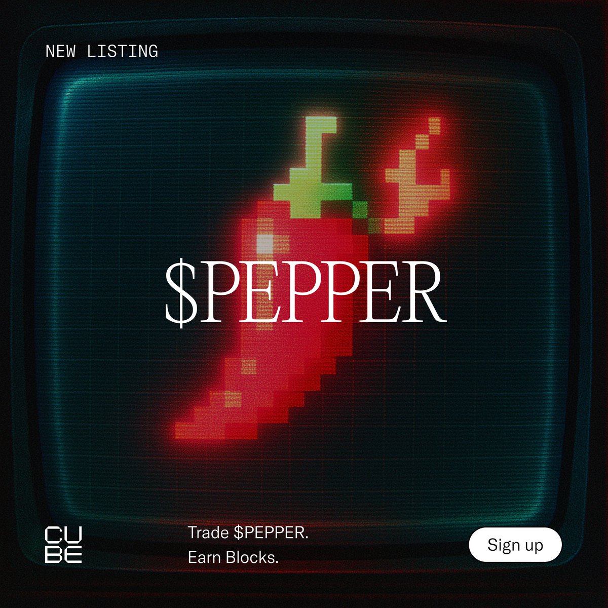 🌶️ $15,000 value, over 7.5 TRILLION $PEPPER Reward Pool🌶️ 

Win Tokens and BLOCKS from May 26 - June 2

Trade $PEPPER: cube.exchange/trade/PEPPERUS…