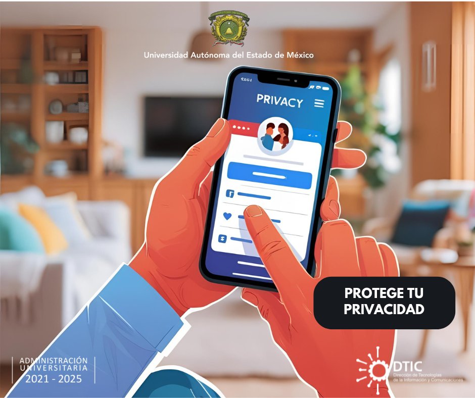 DTIC_UAEMex's tweet image. 🔐 ¡Tu privacidad es tu escudo!

No compartas datos personales 📱
Ajusta la privacidad de tus redes ⚙️

🛡️ Evita el ciberbullying desde el control de tu info.

#ProtegeTuInformación
#MetaRed 🌐
#SomosUAEMéx 💚💛
#Ciberbullying 🚫