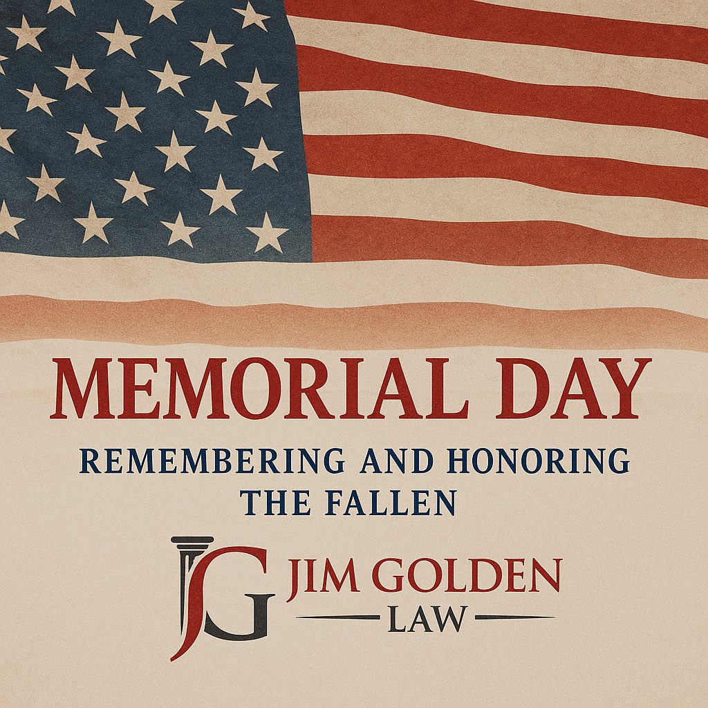 JimGoldenLaw's tweet photo. Today, we pause to remember the brave men and women who gave everything in service to our country. Their sacrifice is the foundation of the freedoms we enjoy — including the pursuit of justice.

Let us never forget: Freedom isn’t free. 🇺🇸 https://t.co/spYJ5uUSyw