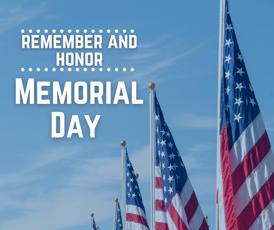 DrR_Armstrong's tweet image. Memorial Day allows us to remember and honor those who have died in service to our great nation.
Freedom isn’t free and our freedom has been paid for through the sacrifices of the men and women who have served in our military.