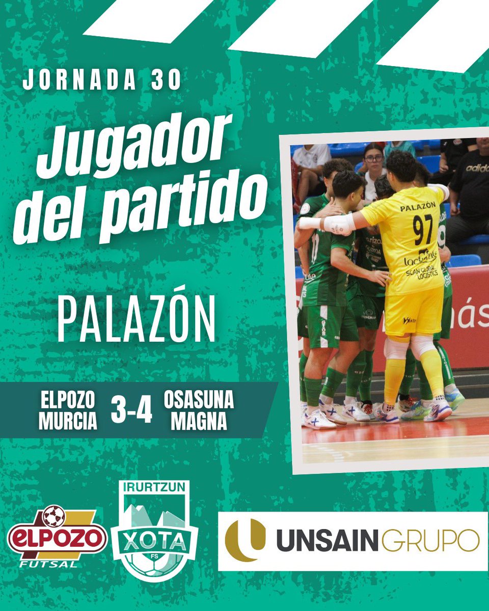 OSASUNA MAGNA (@cdxota) on Twitter photo ๐งค Destacada actuaciรณn de <a href="/palazzon97/">Alejandro</a> en el partido ante <a href="/ElPozoMurcia_FS/">ElPozo Murcia Costa Cรกlida FS</a>
๐ Fue el motor Unsain Grupo del equipo, con unas paradas de mรฉrito, manteniendo la ventaja en el marcador durante toda la segunda mitad.
ยก๐ ๐๐๐ง๐๐จ ๐ฅ๐ ๐๐ฌ๐ข๐ฌ๐ญ๐๐ง๐๐ข๐ ๐๐ ๐ ๐จ๐ฅ ๐ ๐๐จ๐ง ๐งค Destacada actuaciรณn de <a href="/palazzon97/">Alejandro</a> en el partido ante <a href="/ElPozoMurcia_FS/">ElPozo Murcia Costa Cรกlida FS</a>
๐ Fue el motor Unsain Grupo del equipo, con unas paradas de mรฉrito, manteniendo la ventaja en el marcador durante toda la segunda mitad.
ยก๐ ๐๐๐ง๐๐จ ๐ฅ๐ ๐๐ฌ๐ข๐ฌ๐ญ๐๐ง๐๐ข๐ ๐๐ ๐ ๐จ๐ฅ ๐ ๐๐จ๐ง