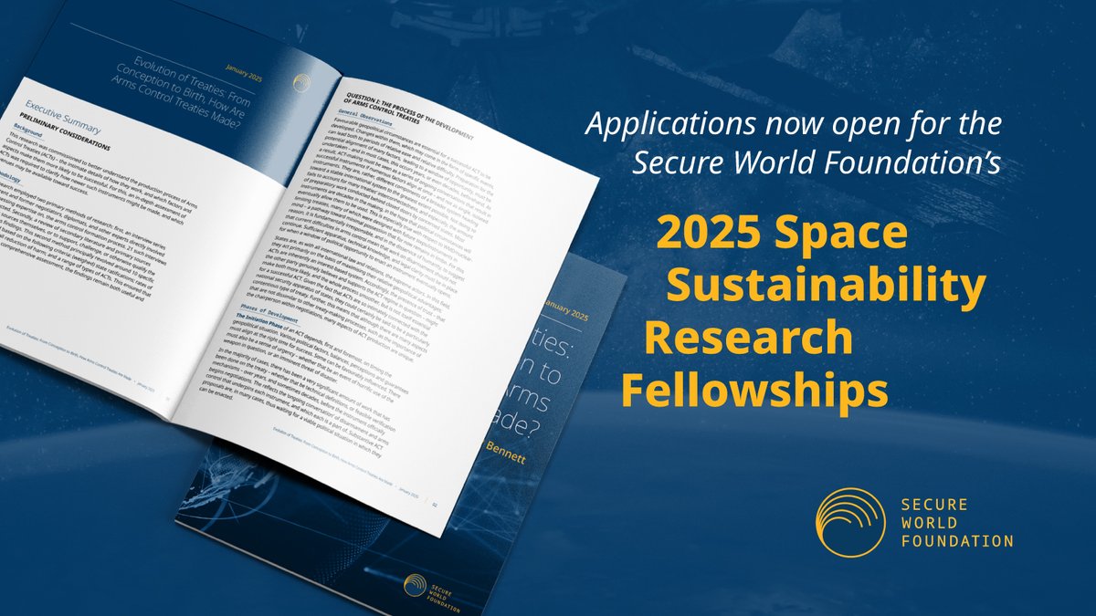 ⏳ Just 2 weeks left to apply for the 2025 SWF Space Sustainability Research Fellowship!
 🌍 Remote, in-person, or hybrid
 💵 $2,500 stipend
 📄 Research the circular space economy or info sharing
 🗓 Deadline: June 9, 9 AM MDT
 🔗 swfound.org/opportunities
 #SWF #SpacePolicy
