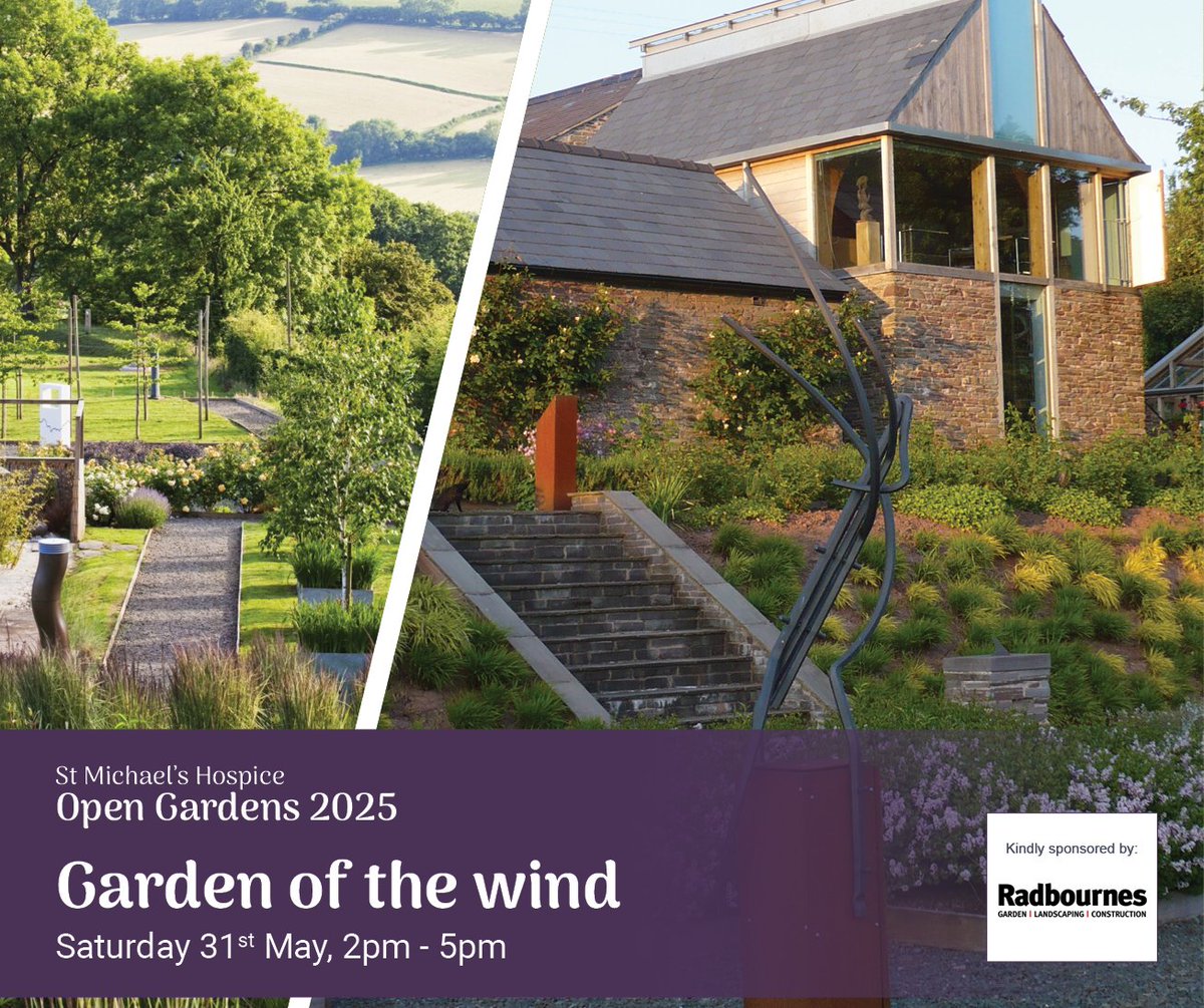 This Saturday, explore the windswept beauty of the Garden of the Wind. Panoramic Black Mountains views + stunning sculpture in a 4-acre garden.

📍 Walterstone, HR2 0DY
🗓️ Sat 31 May | 2–5pm

Book your visit: bit.ly/SMH_OG_Gardeno…
Sponsor: Radbournes.co.uk