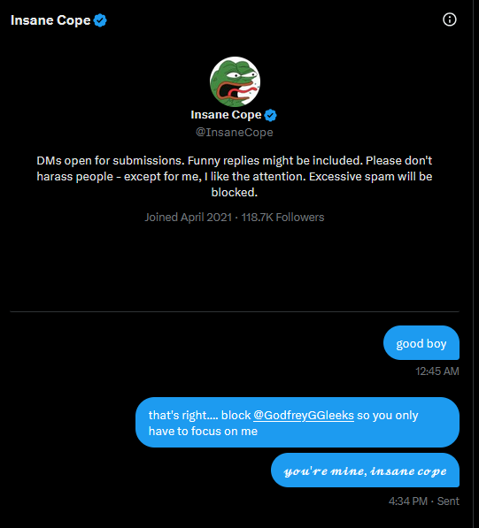 <a href="/GodfreyGGleeks/">Godfrey G. Golden</a> decided to shoot my shot