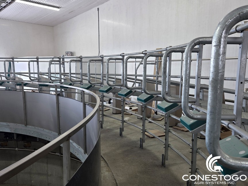 Progress is being made on our next <a href="/GEA_farming/">GEA Farming</a> T8900 Rotary &amp; barn addition. This is still a working zone &amp; our guys are working every day to get this parlour to the finish line. Within a couple weeks we'll be close to turning this deck &amp; getting ready for cows!🐄