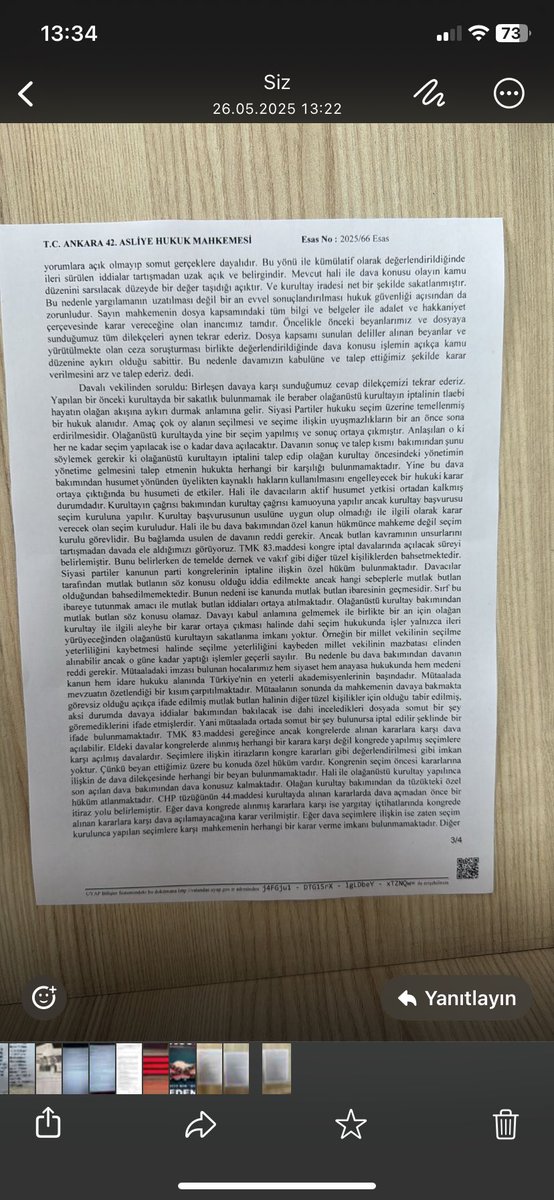 Bir “Klik” çok yönlü bir satranç oynamakta…
Satrançta “Vezir” olarak ana hamlelerin yapılmasını sağlayan “Yargı”
Hedeflenen “Şah” CHP gibi gözükse de daha da ötesi…
Bu “Klik” yargı eli ile CHP’yi 2’ye bölmeyi hedefliyor.
Ortaya çıkacak 2 partiden CHP olarak kalanı %7-9 arası