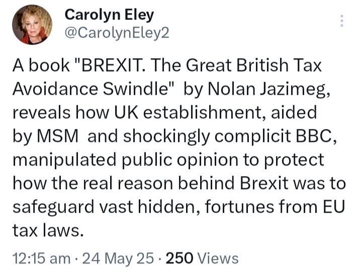 Brexit only helped tax avoiders, and is seriously damaging the country.

We need to rejoin the European Union.