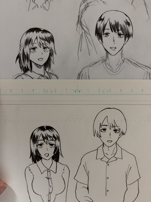 ↑キャラデザ
↓実際に原稿でお出しされたもの
作監殺す気? 