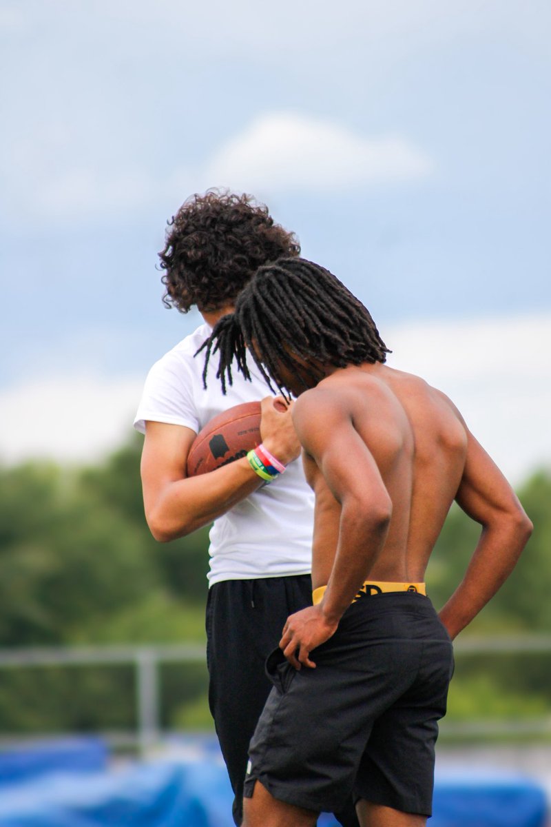 Hitting the field early with my quarterback building chemistry now can’t wait to see what the season holds for us! #agtg