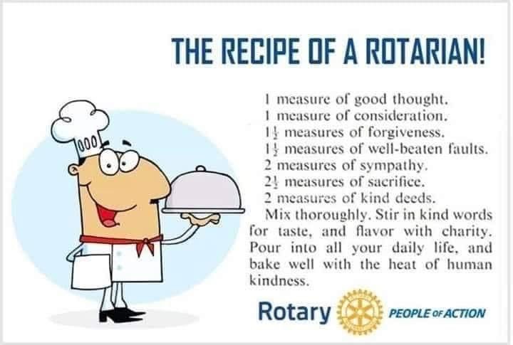 TTialdoREALTOR's tweet image. All that's missing in this recipe is YOU! Come to our next meeting on Thursday at 7:30 a.m. at the Thompson Building in Swansea and see what #Rotary is all about. #RotaryPower  #PeopleOfAction