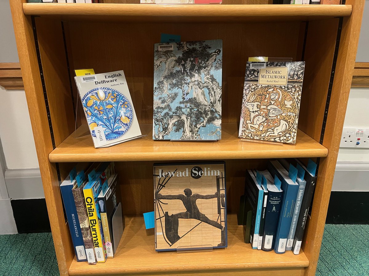 BodArtLib's tweet image. This week's additions to the new books display: sculpture, biography, and Vikings!