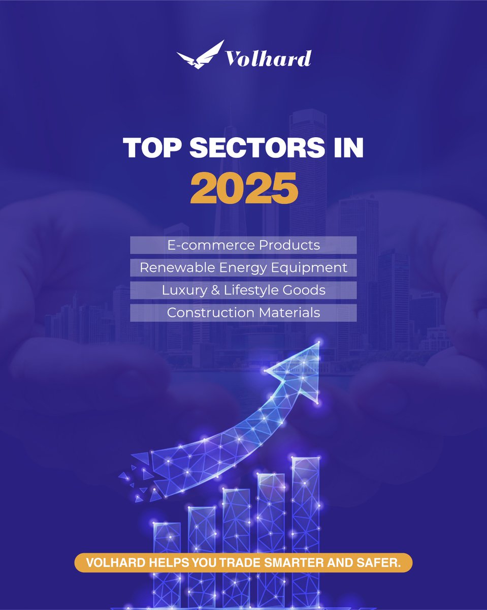 volharduae's tweet photo. marter, Safer, Stronger.
Your trusted partner in tomorrow’s top sectors. Volhard UAE. 
Smarter, Safer, Stronger.

#VolhardUAE #SmartTrade #TopSectors2025 #EcommerceGrowth #RenewableEnergy #LuxuryGoods #ConstructionTrends #TradeSmart #BusinessInUAE #FutureOfTrade #VolhardGlobal https://t.co/CSIDBZIkku