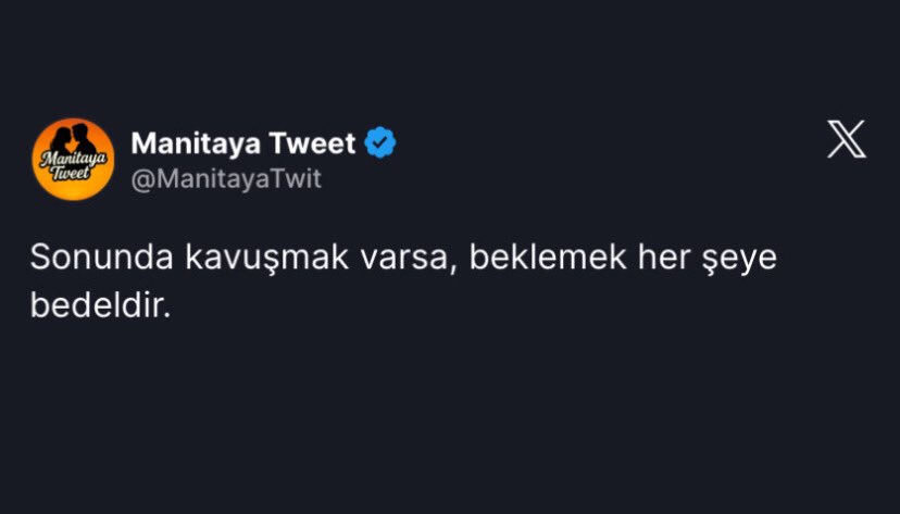Sonunda kavuşmak varsa..
