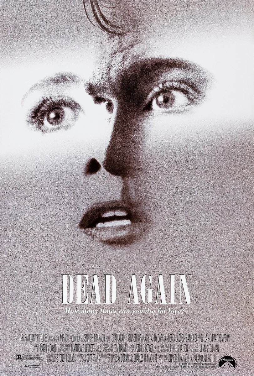 miserym's tweet photo. #DeadAgain'de Branagh, 90'larda nasıl güzel gotik neo-noir çekilire güzel bir örnek sunmuş. Yer yer durağanlaşsa da Hitchcockvari tarzı ve kurgusuyla beni yakalamayı başardı. https://t.co/OIIDEJr1Vh