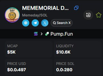 CallByVanga's tweet photo. https://t.co/ZeI3w0lUPQ X30
#Memeday / $SOL

CA:HrWajoTqBG6MdLikqeosVYWwFK38kiNPjo8Zpwqapump
Join the group now to receive member benefits.

#TAMAGOTCHI #cryptard #MELVIN #Slapron #Funko #HOPE #FOMO #SLAPGUY #INFINITE #CNDZLL #ALPHA #HWD #Cosmo #grow #MOONWHALE #401k #whHYPE https://t.co/TS5IALCnTH