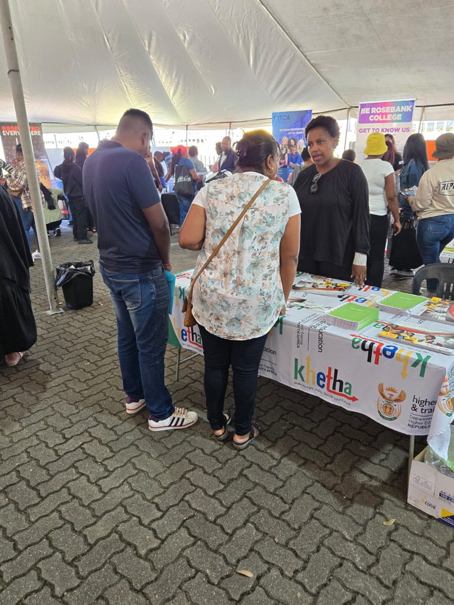Career Development Services (CDS) attended a Nelson Mandela Community Youth Centre Chatsworth Careers Expo 2025. The event was held on the 24th of May 2025 in KwaZulu Natal. #dhet #CDS #Khetha #careerdevelopment