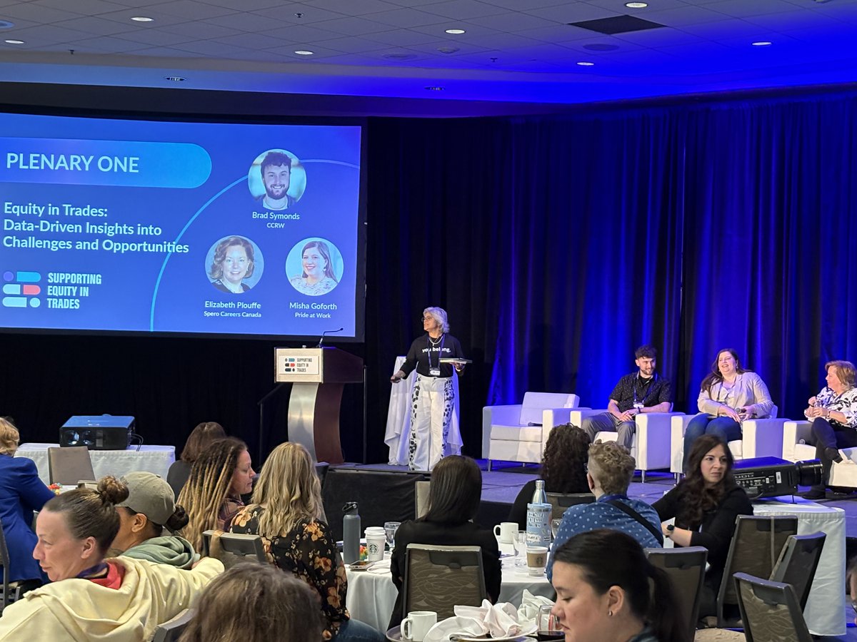 CLR_Alberta's tweet photo. @CLR_Alberta President Joe McFadyen attended the Canadian Apprenticeship Forum's Supporting Equity in Trades Conference this weekend. Promoting and achieving greater equity and diversity in the skilled trades is a priority for CLRA.
#DiversityInTrades #SET2025 #CAF https://t.co/Kcqfq7Gd3Y