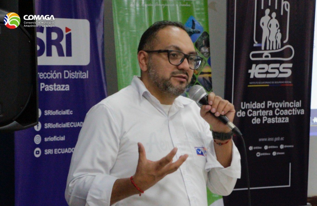comagaec's tweet photo. ¡Éxito en el #Puyo! ⭐
📌| El taller sobre Actualización Tributaria y Recaudación #IESS reunió a municipios del #COMAGA para fortalecer sus conocimientos en obligaciones patronales y fuentes de recaudación. 💚💙
¡Seguimos impulsando una gestión más eficiente y responsable! 👏🏽 https://t.co/QCL03olBtJ