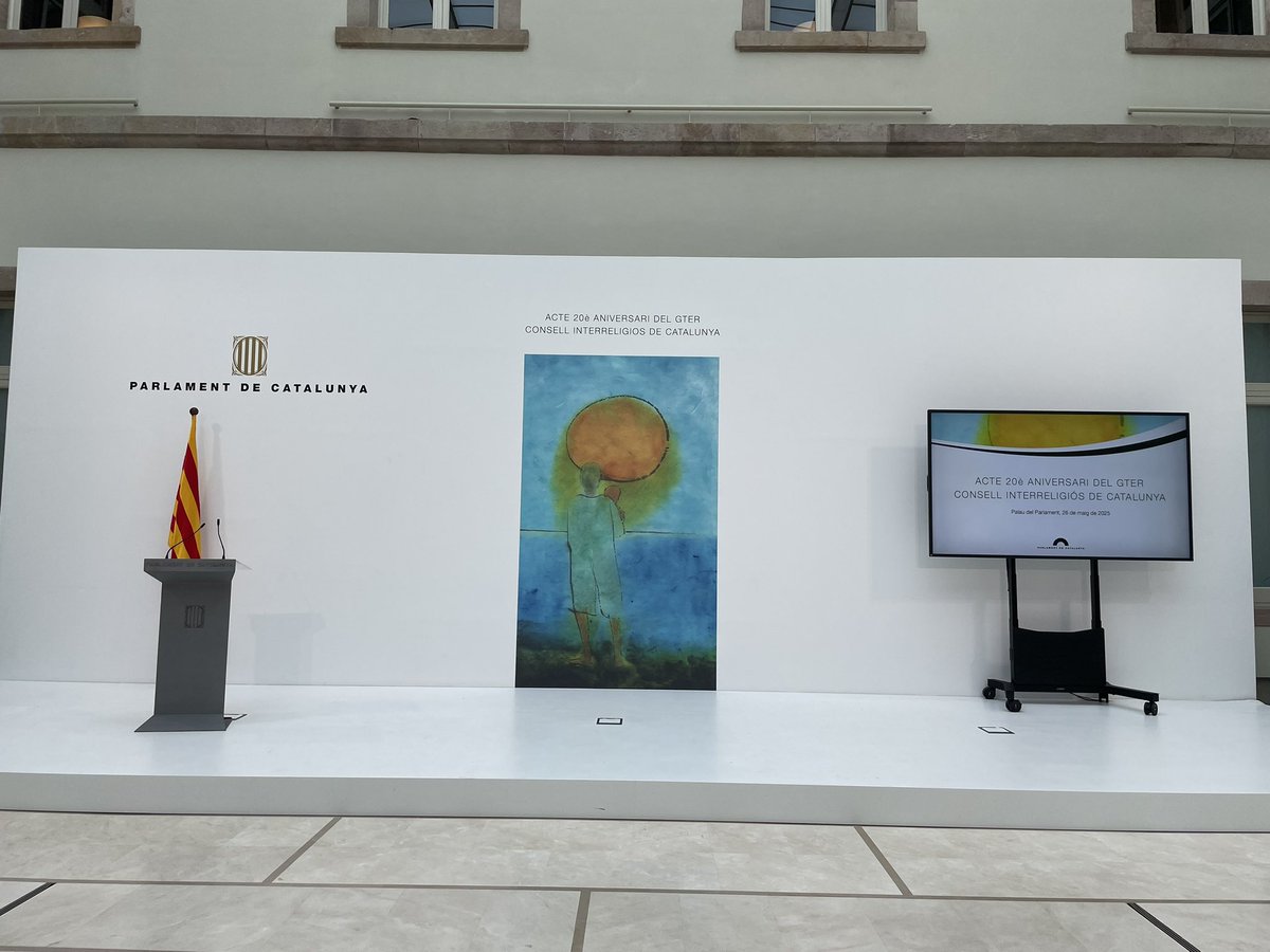 icamachoib's tweet photo. Avui @isolidaries al @parlamentcat en el 20è aniversari del GTER Consell Interreligios de Catalunya. https://t.co/gn1ZhDIZjE