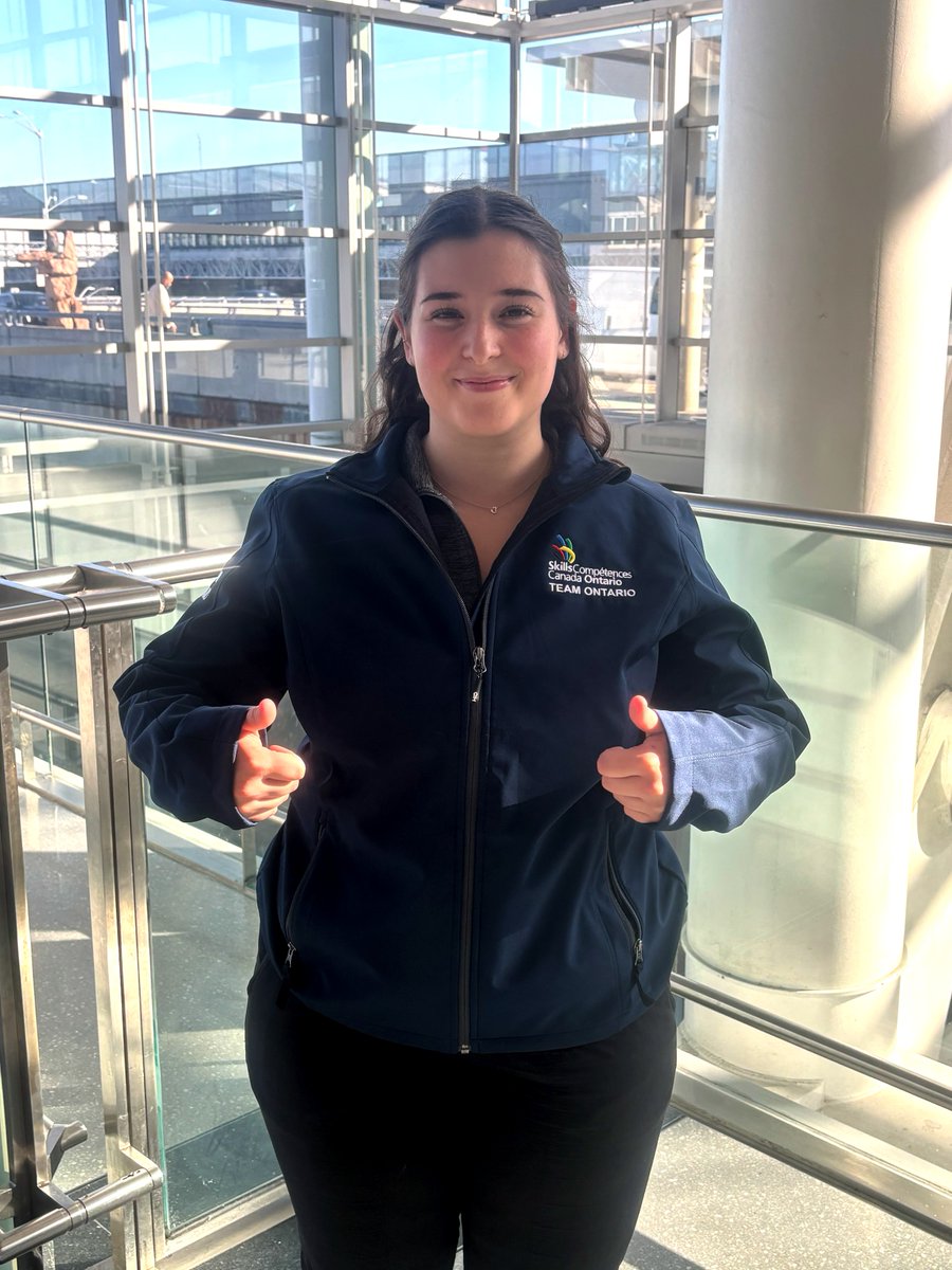Wishing the best of luck to Gabby as she represents Team Ontario at the Skills Canada National Competition! 🇨🇦✨ We are proud of her hard work, dedication, and passion for millwright!

Go get 'em, Gabby! 

 #SkillsCanada #TeamOntario #SCNC2025 #TeamO2025