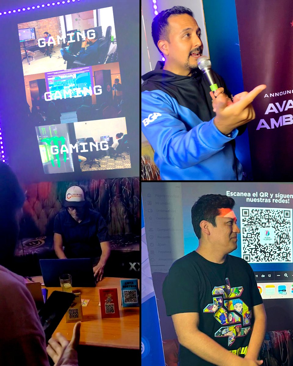 Tercer Panel de comunidades 💜

Representando por comunidades gaming web3 donde nos explicaban todo lo relacionado a los juegos en blockchain 🕹️. <a href="/BGameAlliance/">Blockchain Game Alliance</a> <a href="/MukeGaming/">Muke.ron | SURA ⚡</a> <a href="/cyberclub_es/">Cyberclubgame</a> <a href="/ITEMZ_LATAM/">ITEMZ GAMES LATAM</a> .