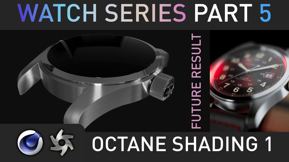 RaphaelRau's tweet image. Aaaand finally a new tutorial is online:

Watch Shading in Octane.
Making the Metallic Anisotropy material.

A good start in to the week and happy shading ✨

youtu.be/OBTK1dTuBic

@MaxonVFX @OTOY #shading #anisotropy