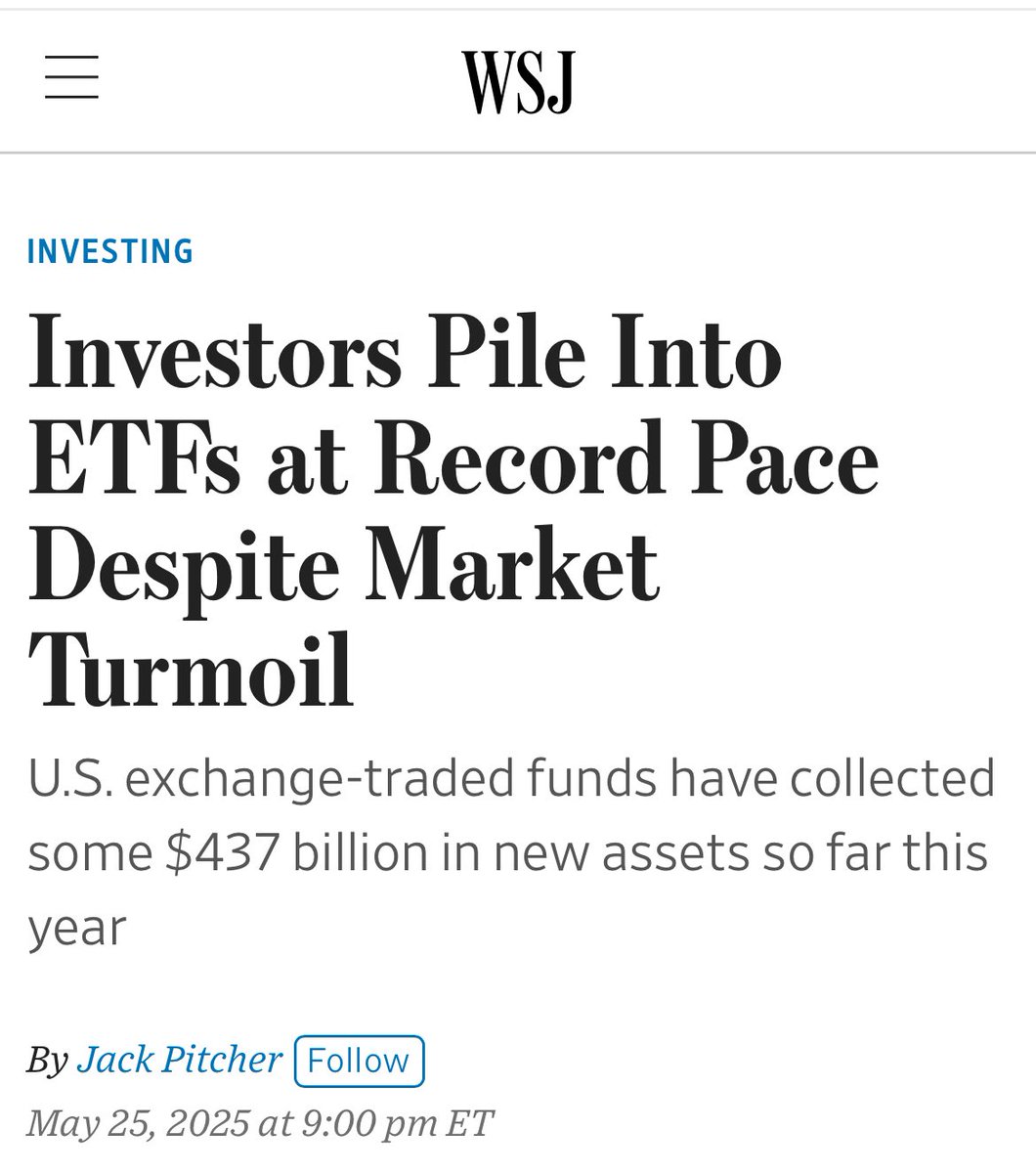 RHAInvestments's tweet photo. Passive fund flows remain robust despite tariffs, trade wars, and interest rates. The Vanguard S&P 500 ETF $VOO is now the world’s biggest ETF by assets. Understanding how these mechanical flows now distort markets is critical. #VanguardPut #GameOfFlows https://t.co/dfiARoxH5a