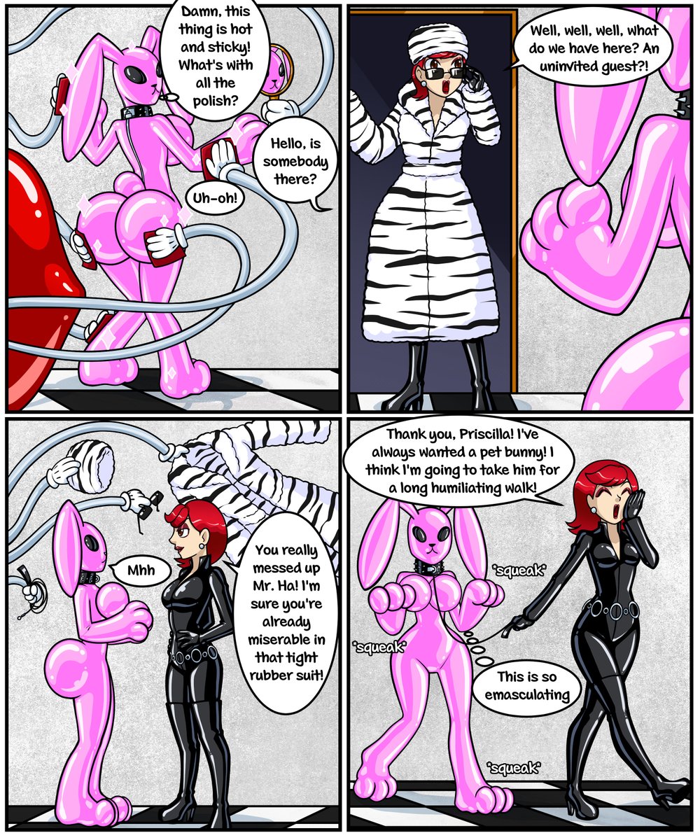 Susan‘s Easter surprise!  #digitalart #latex #comic #nsfw #commissionart #originalcharacters