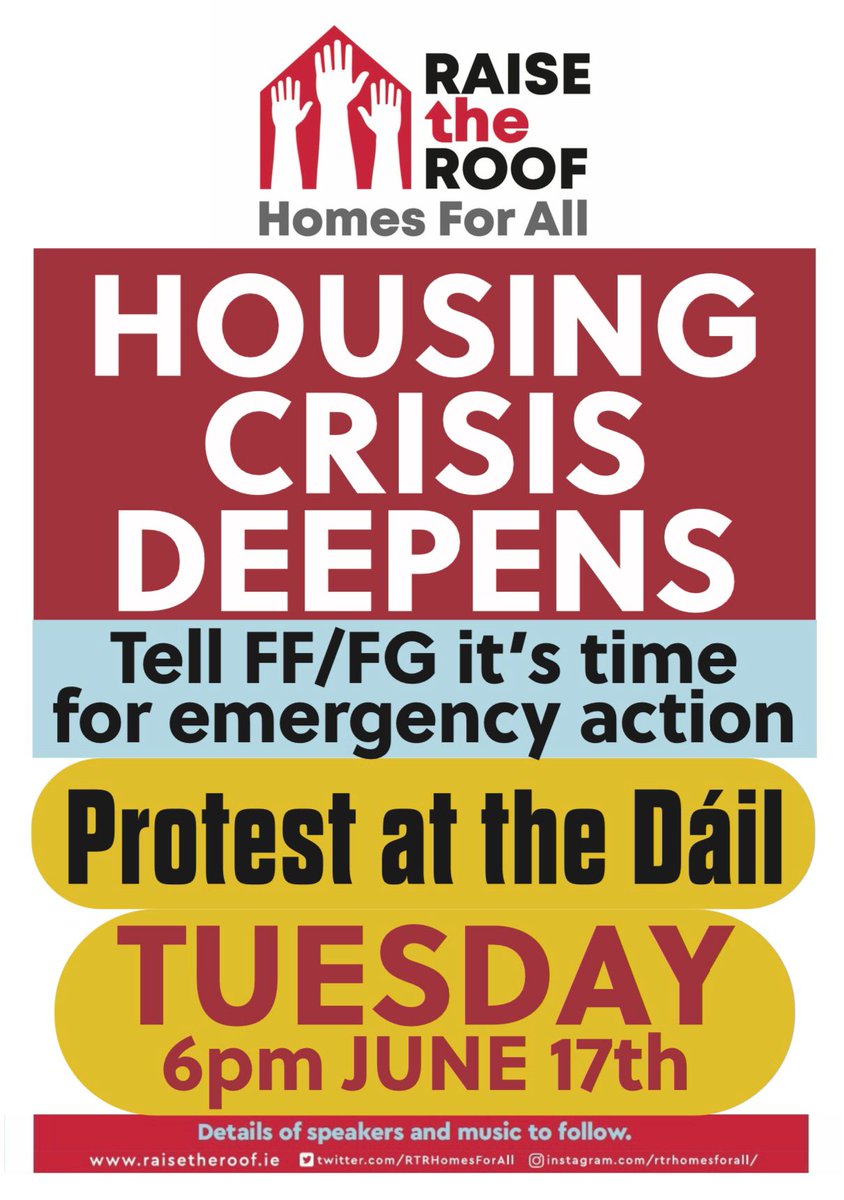 DaithiDoolan's tweet photo. Unite &amp; fight back for housing!
Let's make this big &amp; loud. 
@irishcongress @unitetheunion @SIPTU @forsa_union_ie @MandateTU https://t.co/mQyMnwvAve