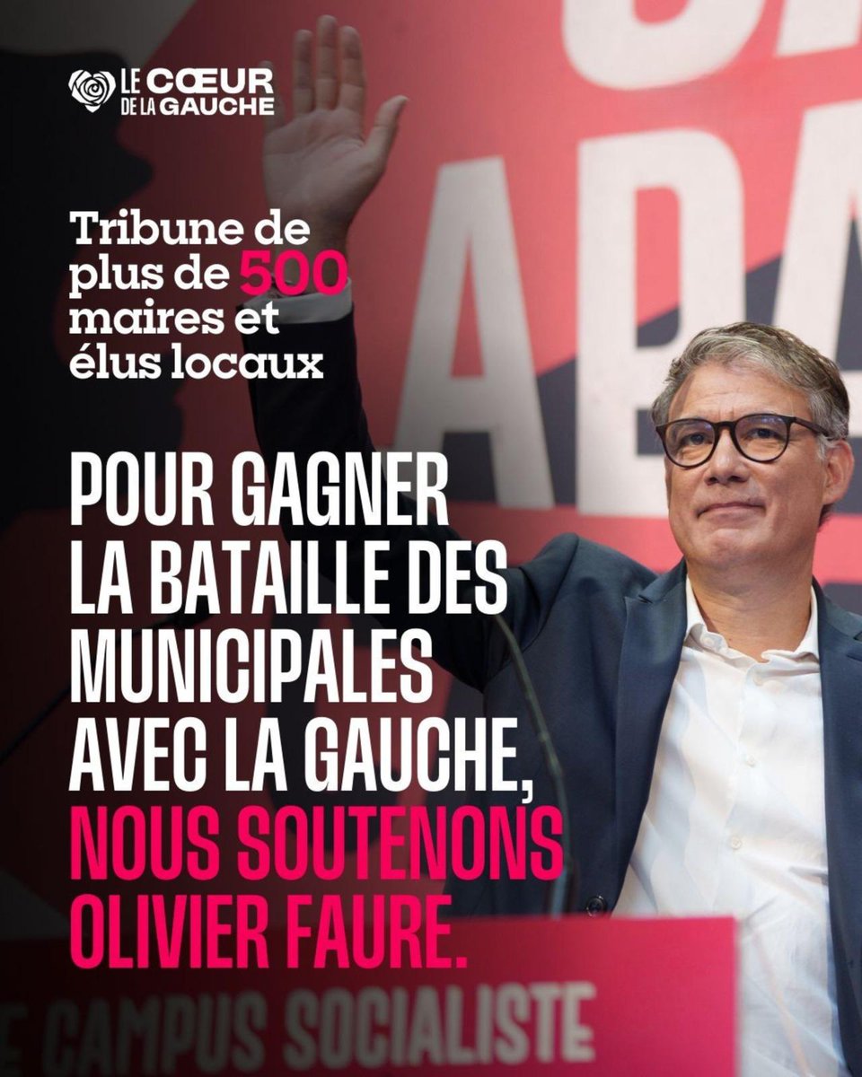 Johanna Rolland (@johanna_rolland) on Twitter photo Nos collectivités locales de gauche sont un rempart face aux crises écologiques et sociales.
Seule l’union de la gauche et des écologistes rendra possible des victoires porteuses d’espoirs.
La tribune que je signe avec plus de 500 élus 👇
<a href="/faureolivier/">Olivier Faure</a>
pour-gagner.eu/tribune-pour-g… Nos collectivités locales de gauche sont un rempart face aux crises écologiques et sociales.
Seule l’union de la gauche et des écologistes rendra possible des victoires porteuses d’espoirs.
La tribune que je signe avec plus de 500 élus 👇
<a href="/faureolivier/">Olivier Faure</a>
pour-gagner.eu/tribune-pour-g…
