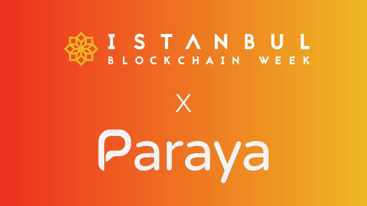 🎟️ Paraya’dan 1.500€ değerinde hediye! 🎉

26-27 Haziran’da gerçekleşecek olan Istanbul Blockchain Week’e davetlisiniz!

5 şanslı takipçimize ücretsiz bilet hediye edeceğiz. Kazanmak için yapmanız gerekenler:

🟢 Bu gönderiyi beğenin ve RT’leyin

🟢 <a href="/paraya_io/">Paraya</a> ve