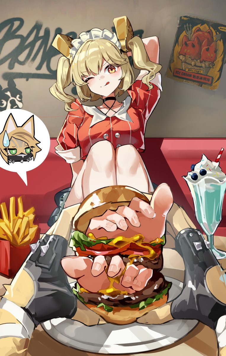 ppangchil0715's tweet photo. 🍔😅
#ZZZ #Burnice #ゼンゼロ https://t.co/y4lUKCID31