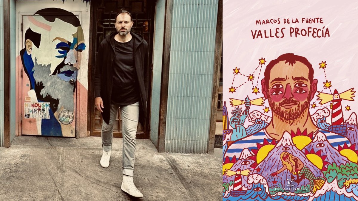 Juan Suárez (@juanitosuarez) on Twitter photo 🎧✍️📙 Metaverso - Valles profecía (Marcos de la Fuente <a href="/ESPASAesPOESIA/">ESPASAesPOESÍA</a>)
<a href="/poetryfighter/">Marcos de la Fuente</a> del #kerouacfestival ha publicado «Valles profecía», poemario en el que homenajea a la Nueva York que le acoge, a la lengua y a las raíces latentes en su vida migrante
rtve.es/play/audios/me… 🎧✍️📙 Metaverso - Valles profecía (Marcos de la Fuente <a href="/ESPASAesPOESIA/">ESPASAesPOESÍA</a>)
<a href="/poetryfighter/">Marcos de la Fuente</a> del #kerouacfestival ha publicado «Valles profecía», poemario en el que homenajea a la Nueva York que le acoge, a la lengua y a las raíces latentes en su vida migrante
rtve.es/play/audios/me…