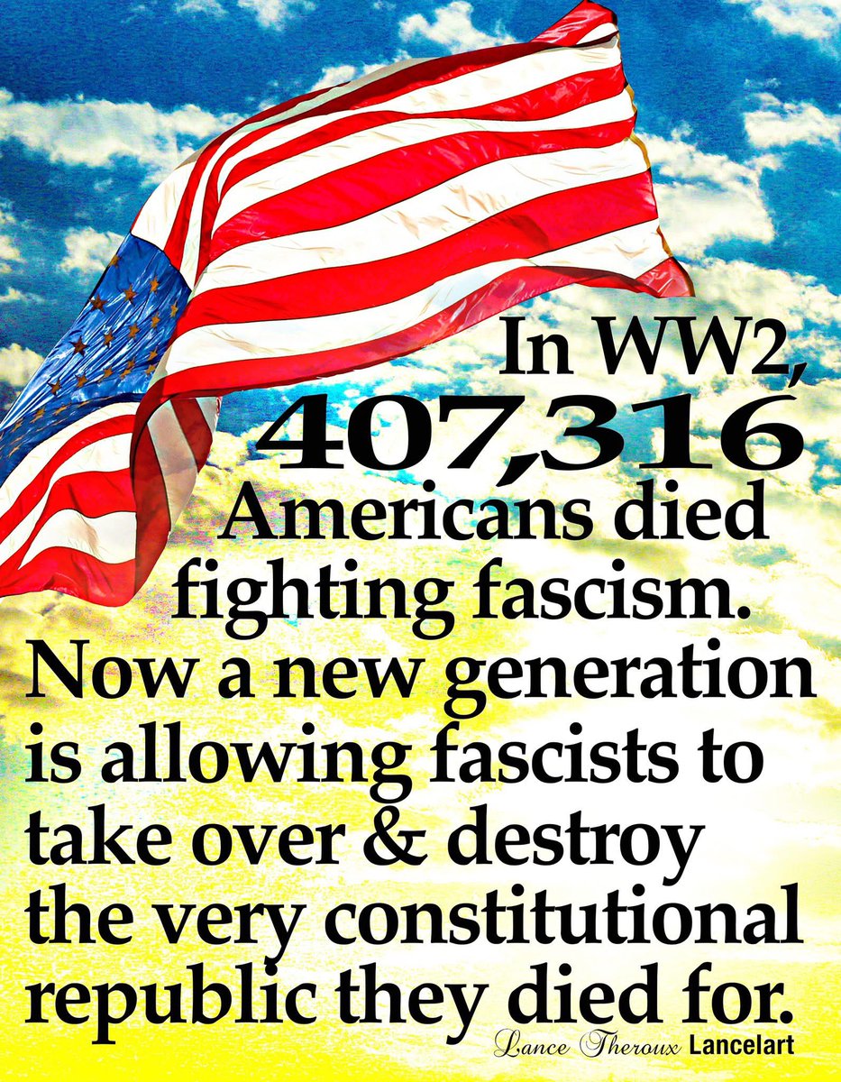It's Memorial Day.
MAGA, do you care?
Or, as you scream holiday greetings during your barbecues, wearing your red hats of hatred, do you think our grandfathers were all "suckers and losers"?
Your hero does. 
#USDemocracy #Voices4Victory