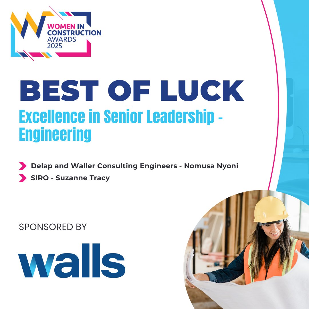 Women in Construction Awards (@wicawardsirl) on Twitter photo The team at <a href="/WallsConstruct/">Walls Construction</a> congratulates all the finalists of the Excellence in Senior Leadership - Engineering! 🎉
They’re thrilled to celebrate with the industry’s best on June 6th, 2025 at Crowne Plaza Hotel, Santry. 🏆✨
#WICAwardsIRL The team at <a href="/WallsConstruct/">Walls Construction</a> congratulates all the finalists of the Excellence in Senior Leadership - Engineering! 🎉
They’re thrilled to celebrate with the industry’s best on June 6th, 2025 at Crowne Plaza Hotel, Santry. 🏆✨
#WICAwardsIRL