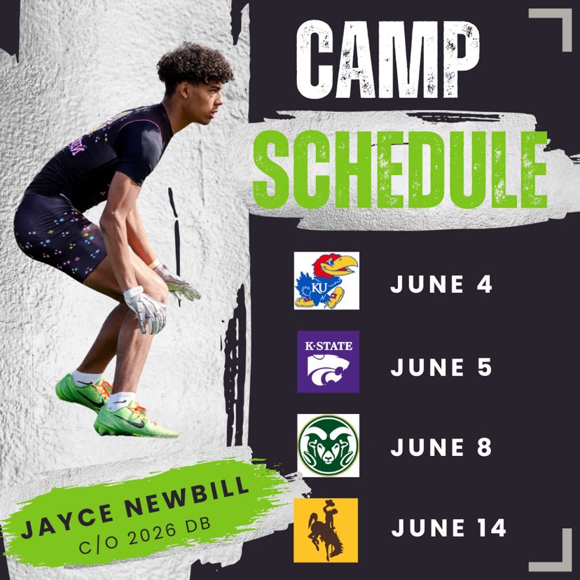 Jayce Newbill (@jtnewbill0) on Twitter photo Camp Schedule!!
Jayce Newbill 2026 DB
<a href="/TeamFullGorilla/">Team Full Gorilla</a>
<a href="/CoachThomas04/">Coach Thomas</a>
<a href="/CoachTicnor/">Cory Ticnor</a>
<a href="/CoachZayMeyers/">Isaiah Meyers</a>
<a href="/CoachVanDeWeert/">Isaac Vandeweert</a> Camp Schedule!!
Jayce Newbill 2026 DB
<a href="/TeamFullGorilla/">Team Full Gorilla</a>
<a href="/CoachThomas04/">Coach Thomas</a>
<a href="/CoachTicnor/">Cory Ticnor</a>
<a href="/CoachZayMeyers/">Isaiah Meyers</a>
<a href="/CoachVanDeWeert/">Isaac Vandeweert</a>