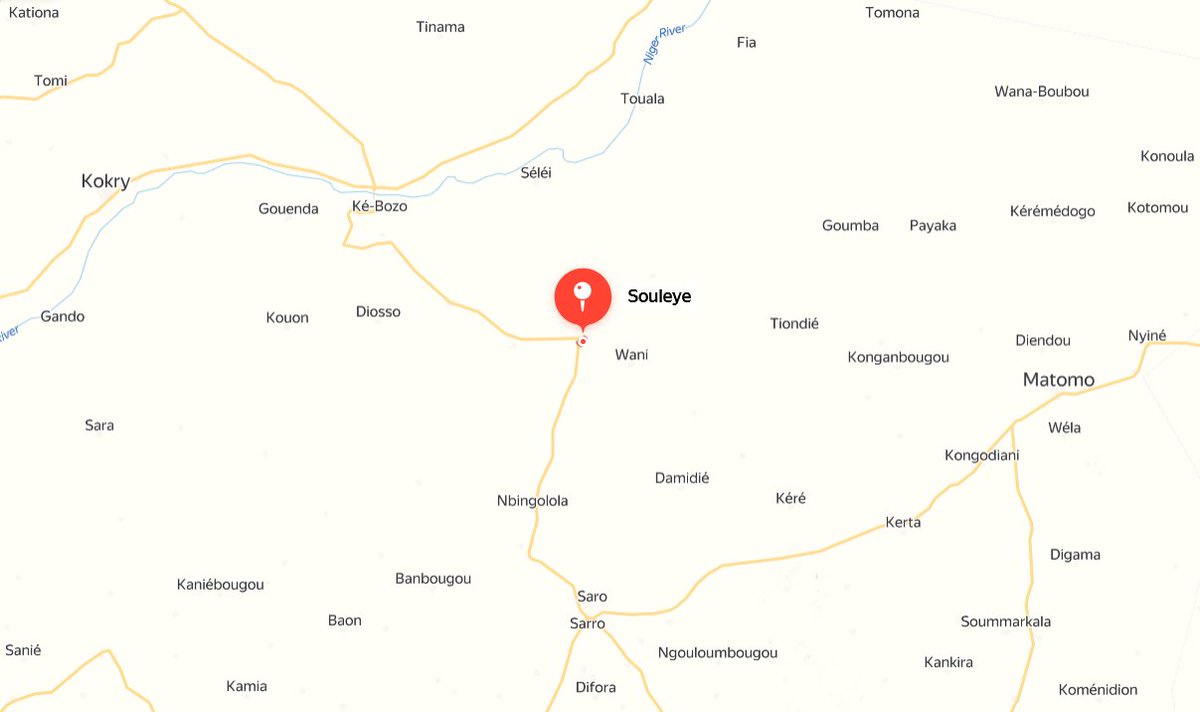 Sahel_Maps's tweet photo. #Sahel #Mali🇲🇱#Sécuritaire
#Acte 35 : 25/03/2025 à 10H, Souleye, Macina #Segou.
Une manifestation pour demander le renforcement de la sécurité a été organisée à Wani. Les manifestants soutiennent les FAMa et appellent à une intervention pour la sécurité et la stabilité. 
@DirpaFa https://t.co/qb0UsdQjfi