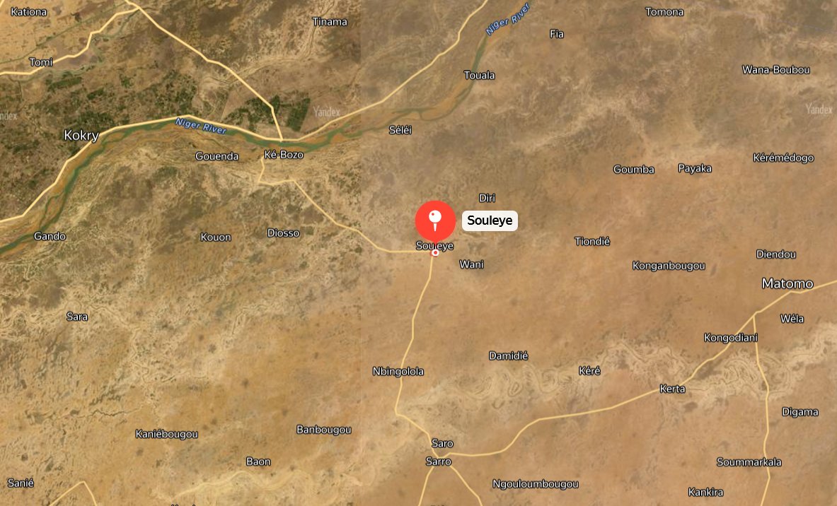 Sahel_Maps's tweet photo. #Sahel #Mali🇲🇱#Sécuritaire
#Acte 35 : 25/03/2025 à 10H, Souleye, Macina #Segou.
Une manifestation pour demander le renforcement de la sécurité a été organisée à Wani. Les manifestants soutiennent les FAMa et appellent à une intervention pour la sécurité et la stabilité. 
@DirpaFa https://t.co/qb0UsdQjfi