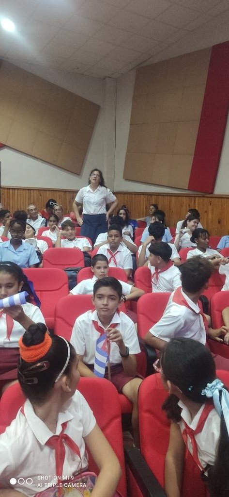Ernesto (@ern_antunez) on Twitter photo Reflexiones precisas,objetivas y con profundo patriotismo estuvieron presentes en el intercambio de nuestros infantes, adolescentes y jóvenes sobre el genocida bloqueo a #Cuba con la Expedición "Tumba el Bloqueo en #SanctiSpíritusEnMarcha
<a href="/AsambleaCuba/">Asamblea Nacional Cuba</a> <a href="/CubaMined/">MINED</a> <a href="/naimatrujillob/">Naima Ariatne Trujillo Barreto</a> Reflexiones precisas,objetivas y con profundo patriotismo estuvieron presentes en el intercambio de nuestros infantes, adolescentes y jóvenes sobre el genocida bloqueo a #Cuba con la Expedición "Tumba el Bloqueo en #SanctiSpíritusEnMarcha
<a href="/AsambleaCuba/">Asamblea Nacional Cuba</a> <a href="/CubaMined/">MINED</a> <a href="/naimatrujillob/">Naima Ariatne Trujillo Barreto</a>